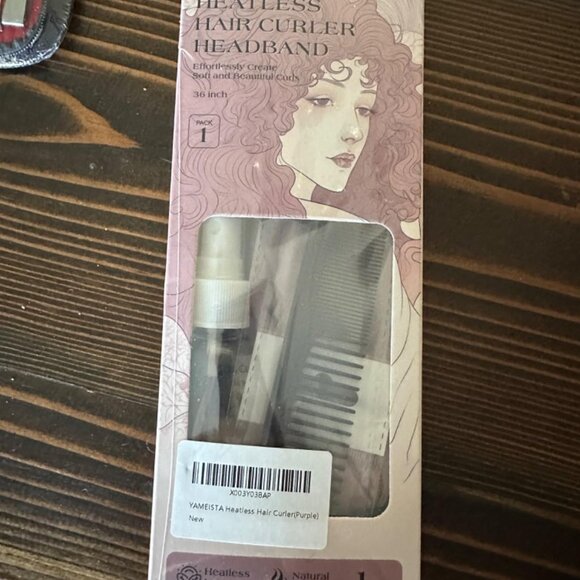 Heatless Hair Curler,Heatless Curling Rod Headband,No Heat Curling Headband,Hair - Picture 16 of 16